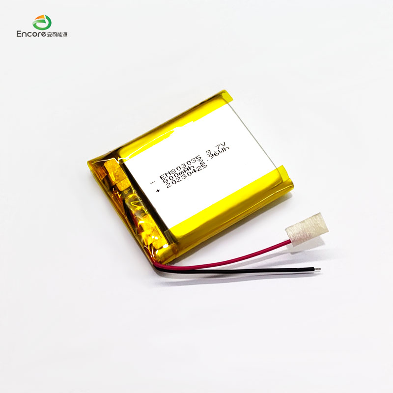 3.7v lithium ion battery 600mah for smart watch