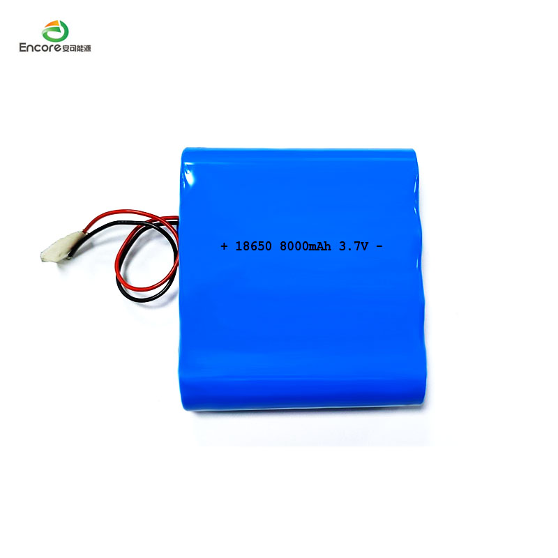 18650 8000mAh 3.7V Lithium Ion Battery Pack