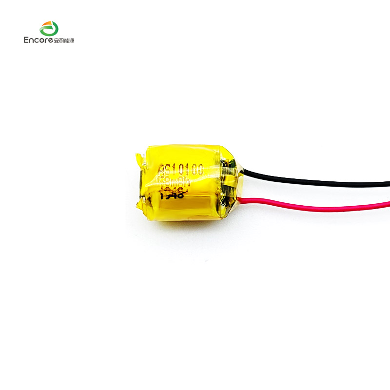 Rechargeable Small Cylinder 3.7v Lipo Battery
