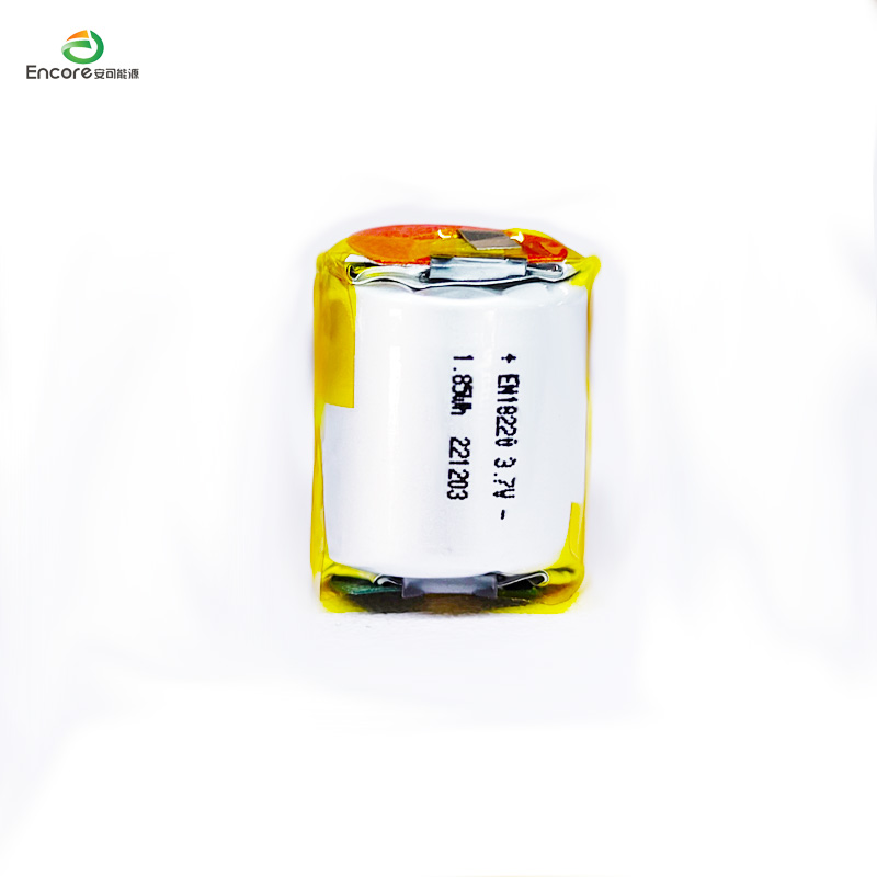 Round Vape 18200 500mah 1.85wh 3.7v lipo battery