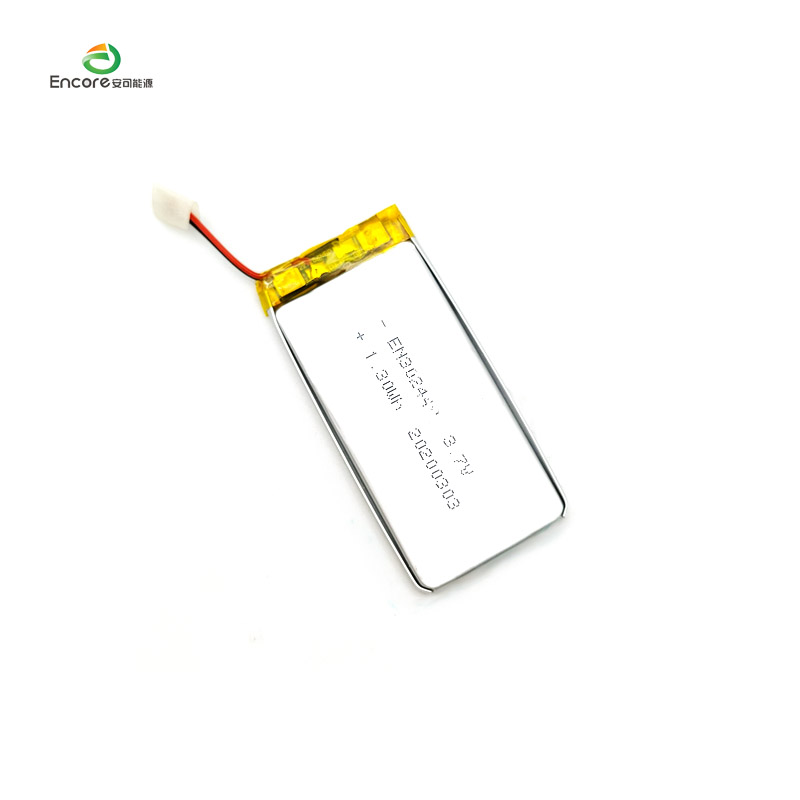 3.7v 350mah lithium ion li polymer battery