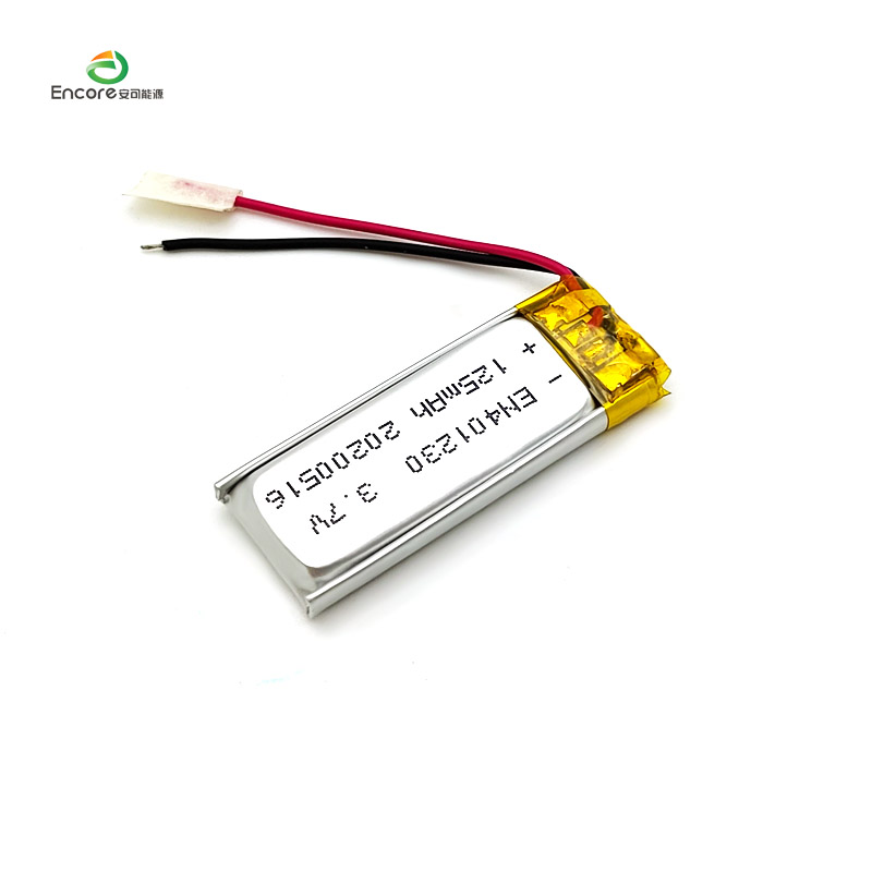 3.7v 125mah Smart Wearable Devices Lipo Battery