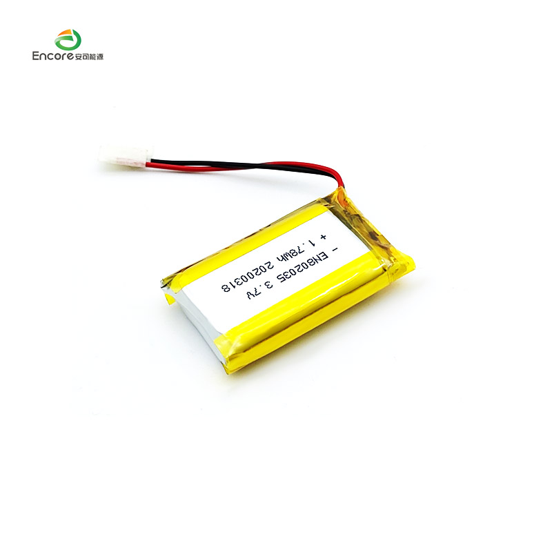 802035 3.7v 480mah Li Polymer Battery