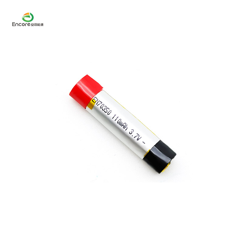 Round Vape 70350 120mah 3.7v lipo battery