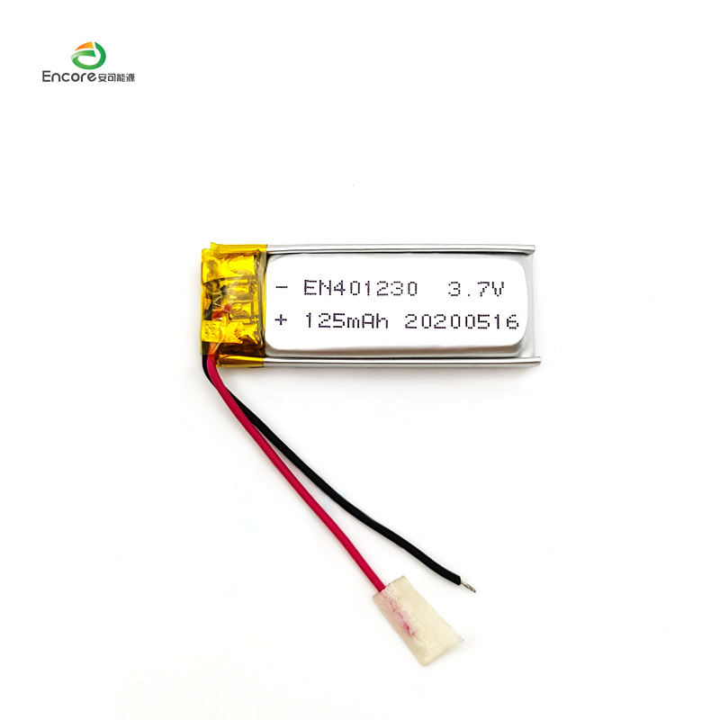 3.7v 125mah Smart Wearable Devices Lipo Battery