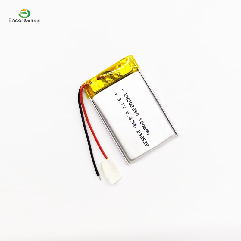 3.7V rechargeable 100mah battery