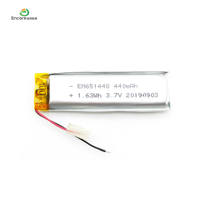 651448 450mah 3.7v lipo battery