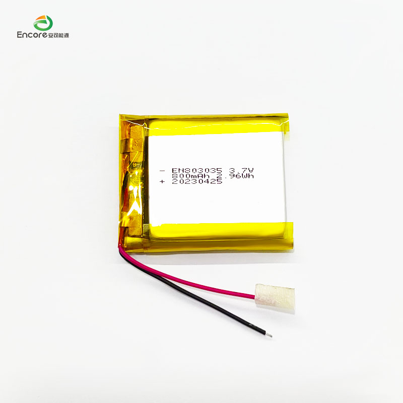 3.7v lithium ion battery 600mah for smart watch
