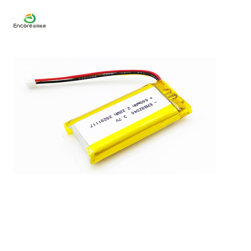 3.7v 600mah 2.22wh Li Ion Battery