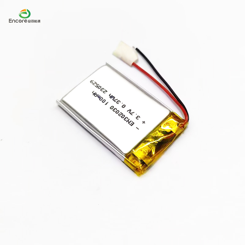 3.7V rechargeable 100mah battery