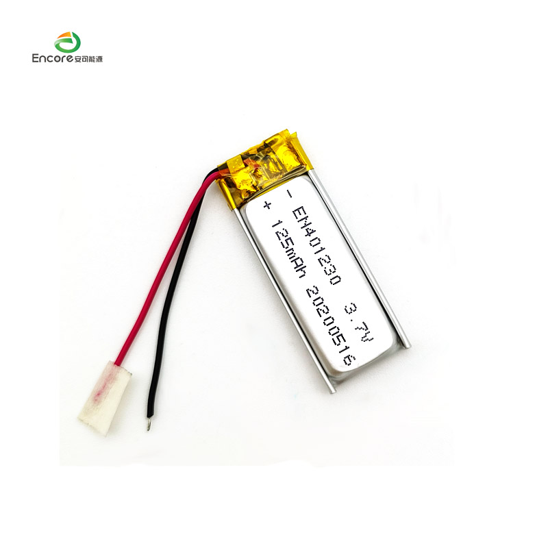 3.7v 125mah Smart Wearable Devices Lipo Battery