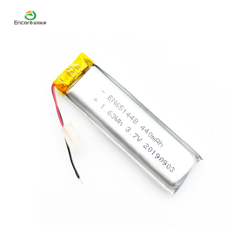 651448 450mah 3.7v lipo battery