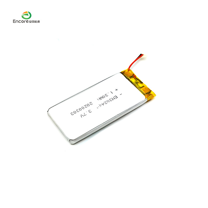 3.7v 350mah lithium ion li polymer battery