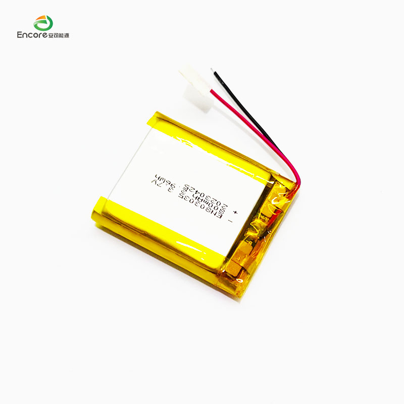 3.7v lithium ion battery 600mah for smart watch