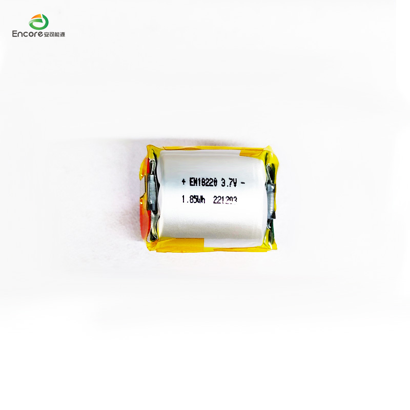 Round Vape 18200 500mah 1.85wh 3.7v lipo battery