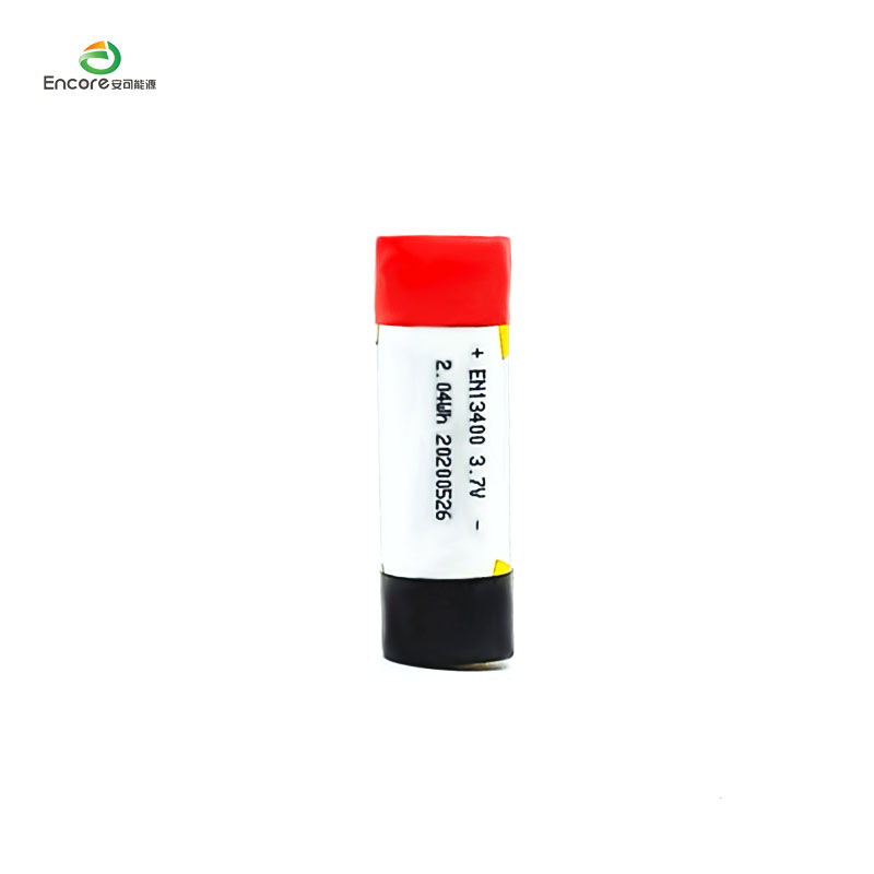 13400 Cylindrical 550mah lipo battery